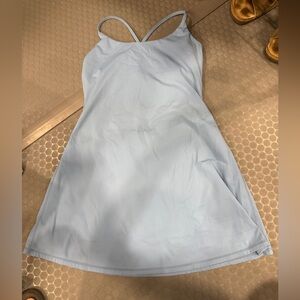 HALARA Sky Blue Nylon Dress